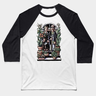 American Gothic Gardeners Baseball T-Shirt